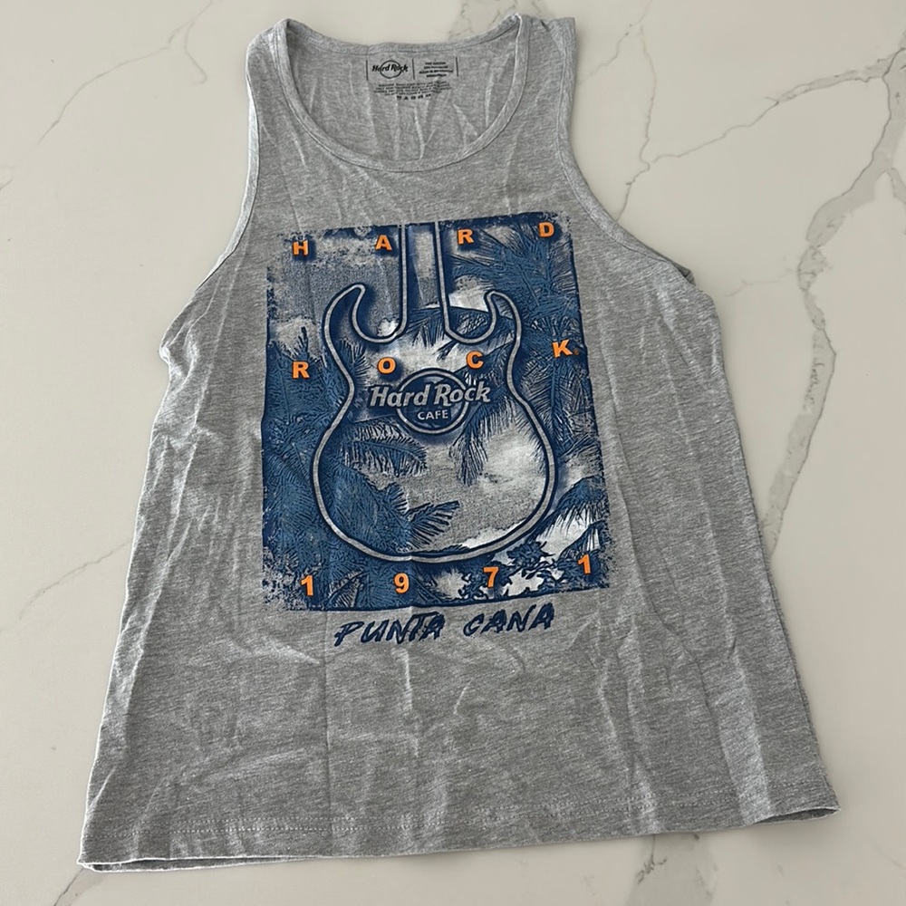 Hard Rock Grey Tank Top